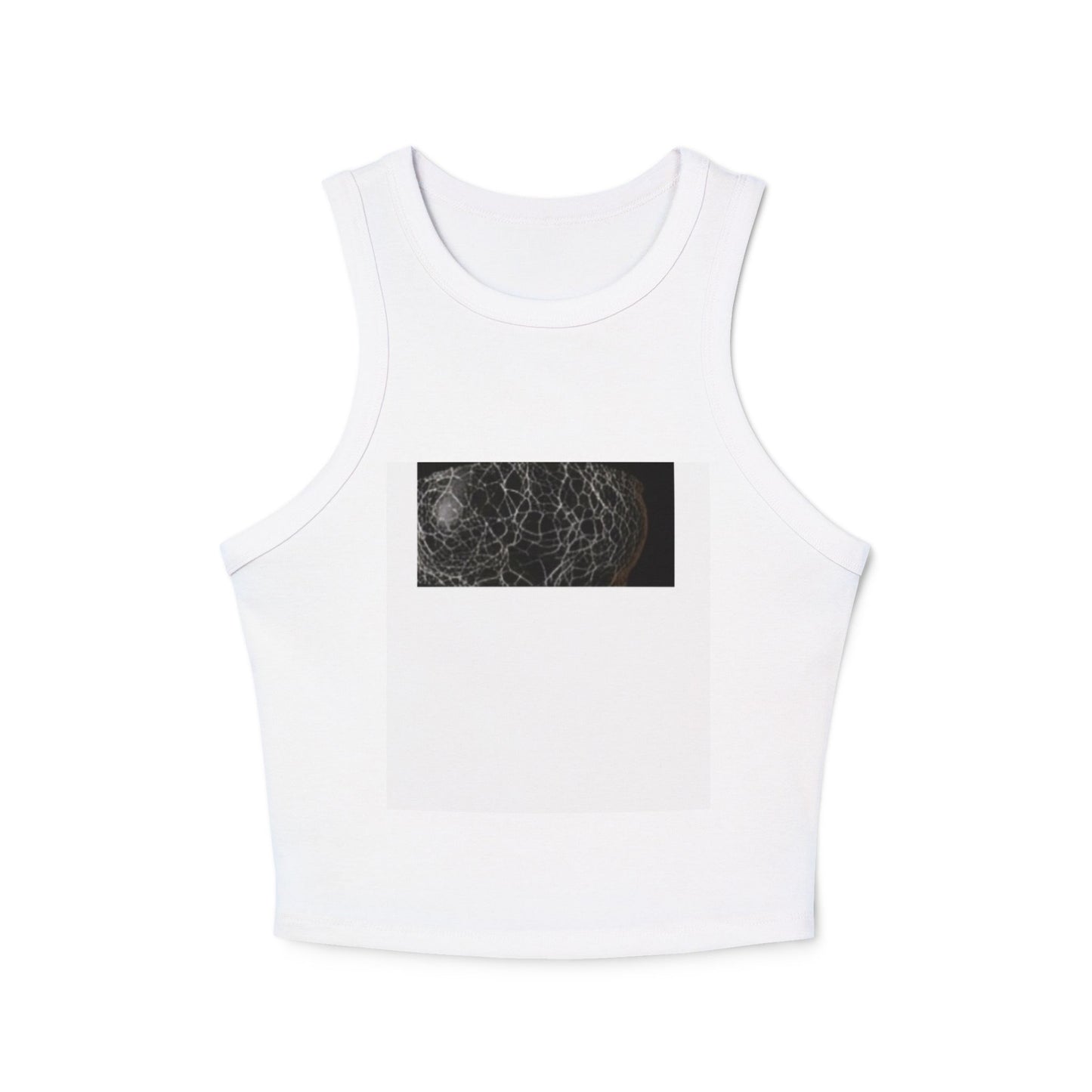 Chic Graphic Racer Tank, Casual Summer Top, Everyday Style, Cute Workout Wear, Beach Essential
