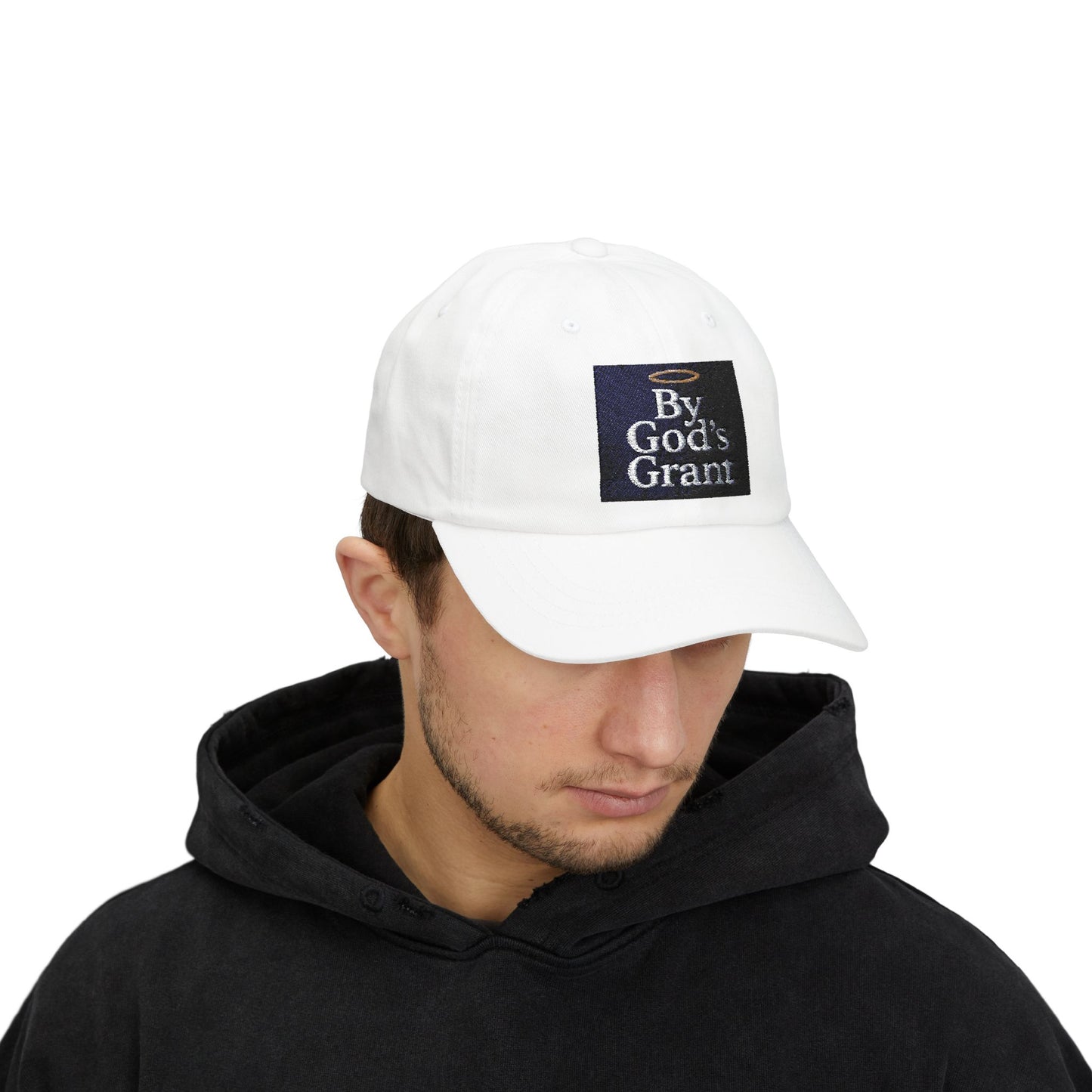 Classic Dad Cap - By God's Grant, Stylish Hat for Dads, Father's Day Gift, Casual Everyday Wear, Adjustable Cap