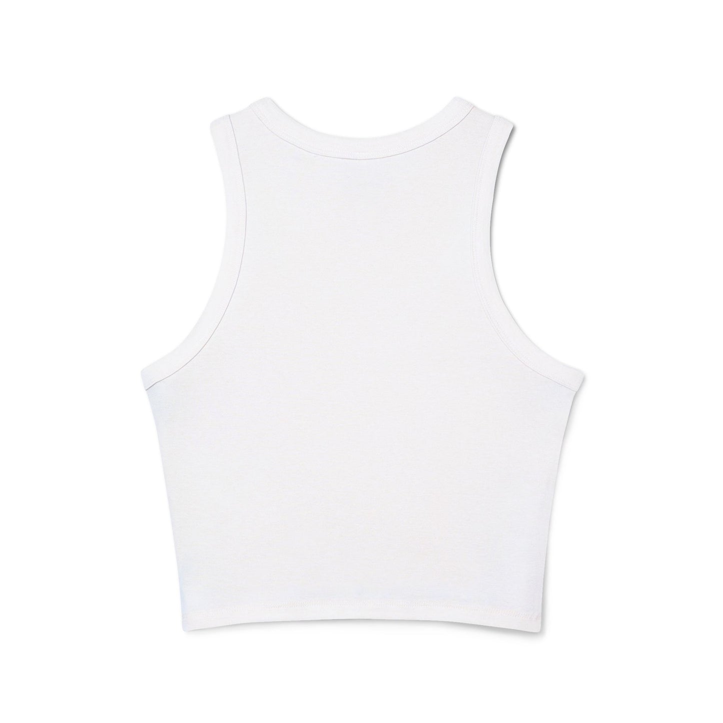 Chic Graphic Racer Tank, Casual Summer Top, Everyday Style, Cute Workout Wear, Beach Essential