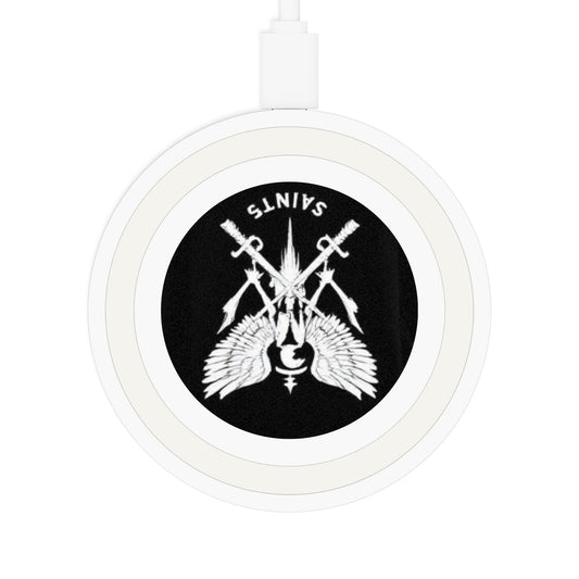 Quake Wireless Charging Pad - Cool Wireless Charger with Unique Design, Tech Gift, Desk Accessory, Phone Charger, Home Office Decor