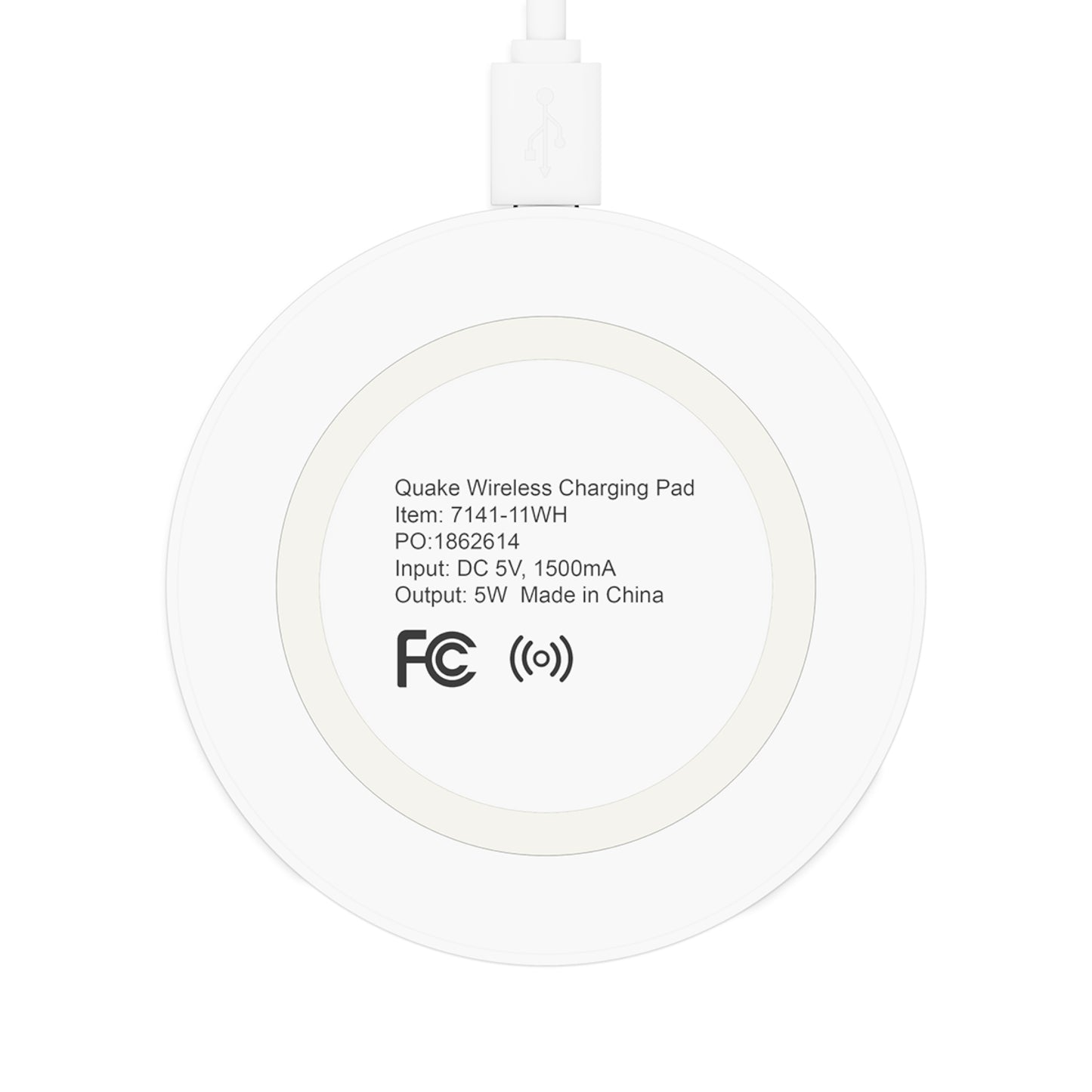 Quake Wireless Charging Pad - Cool Wireless Charger with Unique Design, Tech Gift, Desk Accessory, Phone Charger, Home Office Decor