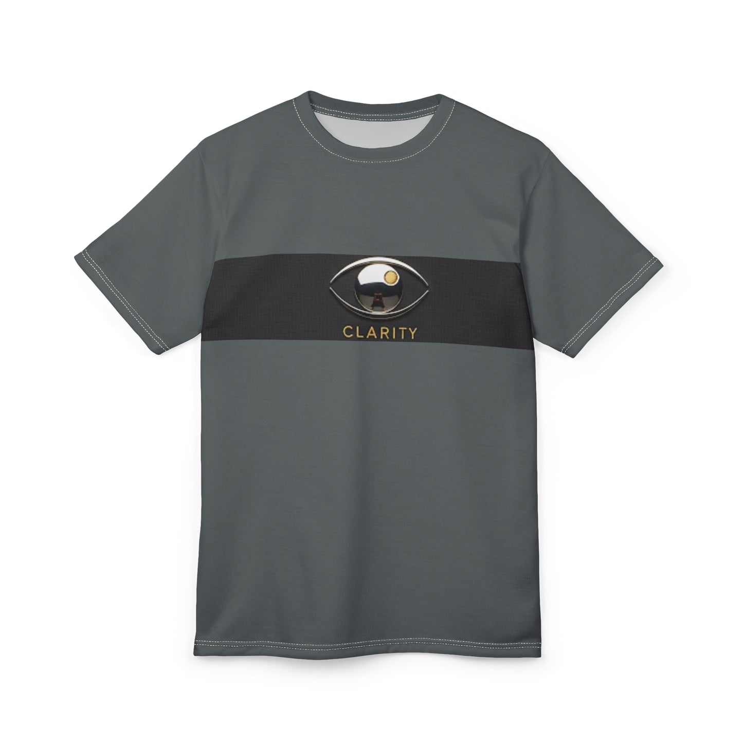 Clarity Unisex Graphic Tee, Modern Style T-Shirt, Eye Design Top, Casual Wear, Unique Fashion for Gift Giving, Trendy Outfit