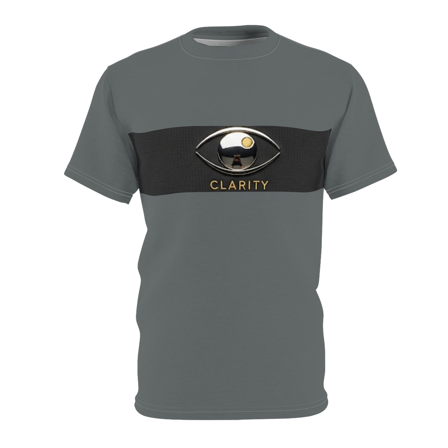 Clarity Unisex Graphic Tee, Modern Style T-Shirt, Eye Design Top, Casual Wear, Unique Fashion for Gift Giving, Trendy Outfit
