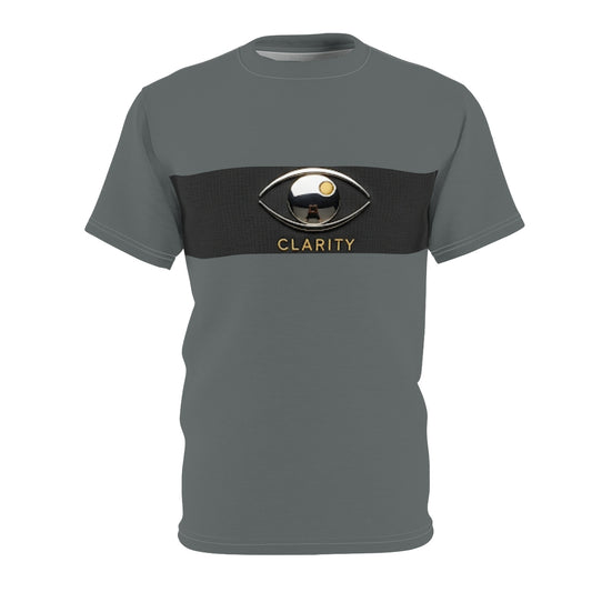 Clarity Unisex Graphic Tee, Modern Style T-Shirt, Eye Design Top, Casual Wear, Unique Fashion for Gift Giving, Trendy Outfit