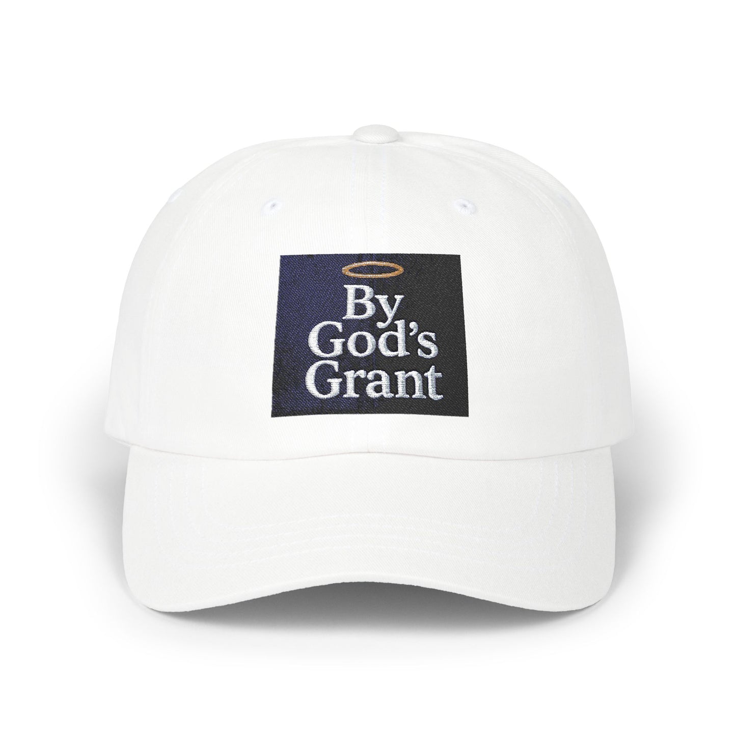 Classic Dad Cap - By God's Grant, Stylish Hat for Dads, Father's Day Gift, Casual Everyday Wear, Adjustable Cap